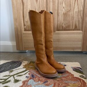 We The Free Over-the-Knee Tall Boots in Tan